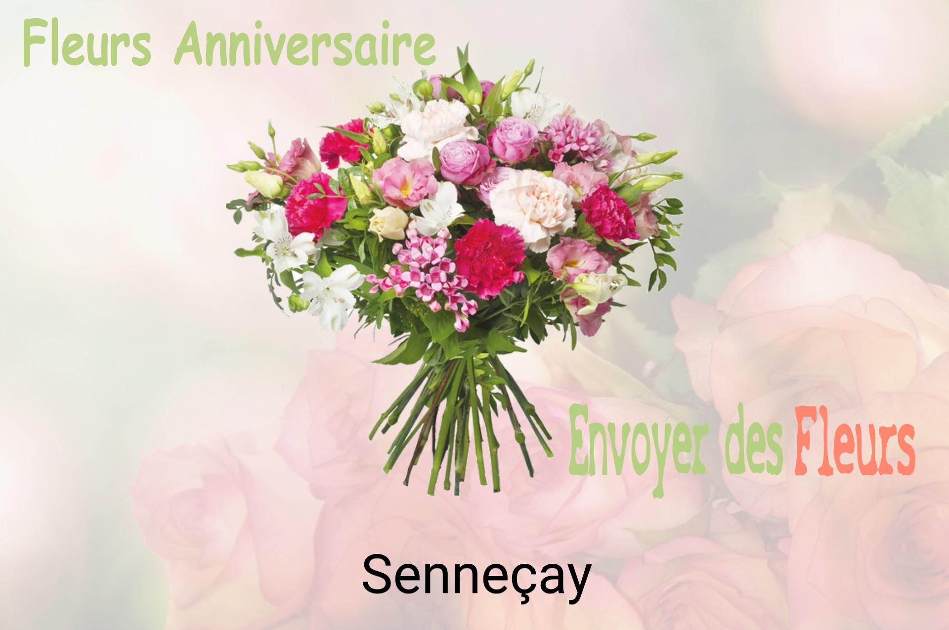 Bouquet de fleurs d’anniversaire livré à Senneçay